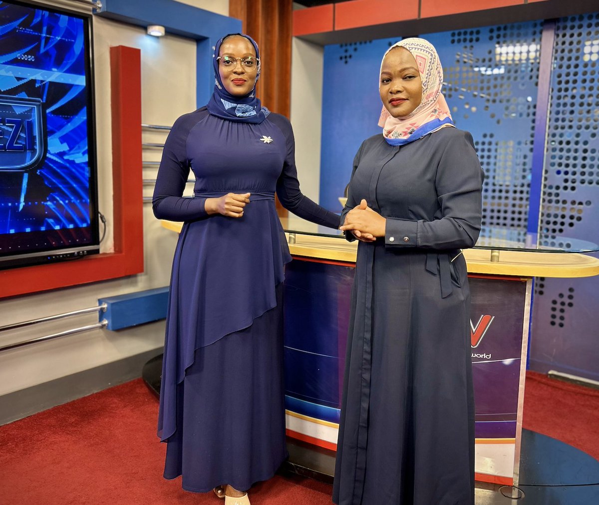 Rita Kanya and Shamim Naiga, delivering the latest news on #NTVNews. Join us for #NTVTonight at 9:00 PM. | Watch online ntv.co.ug