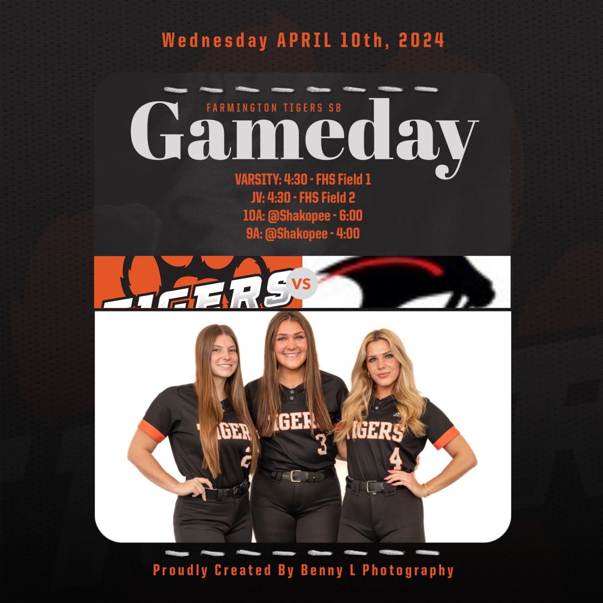 FHS Softball (@TigerSoftball19) on Twitter photo 2024-04-10 17:32:00