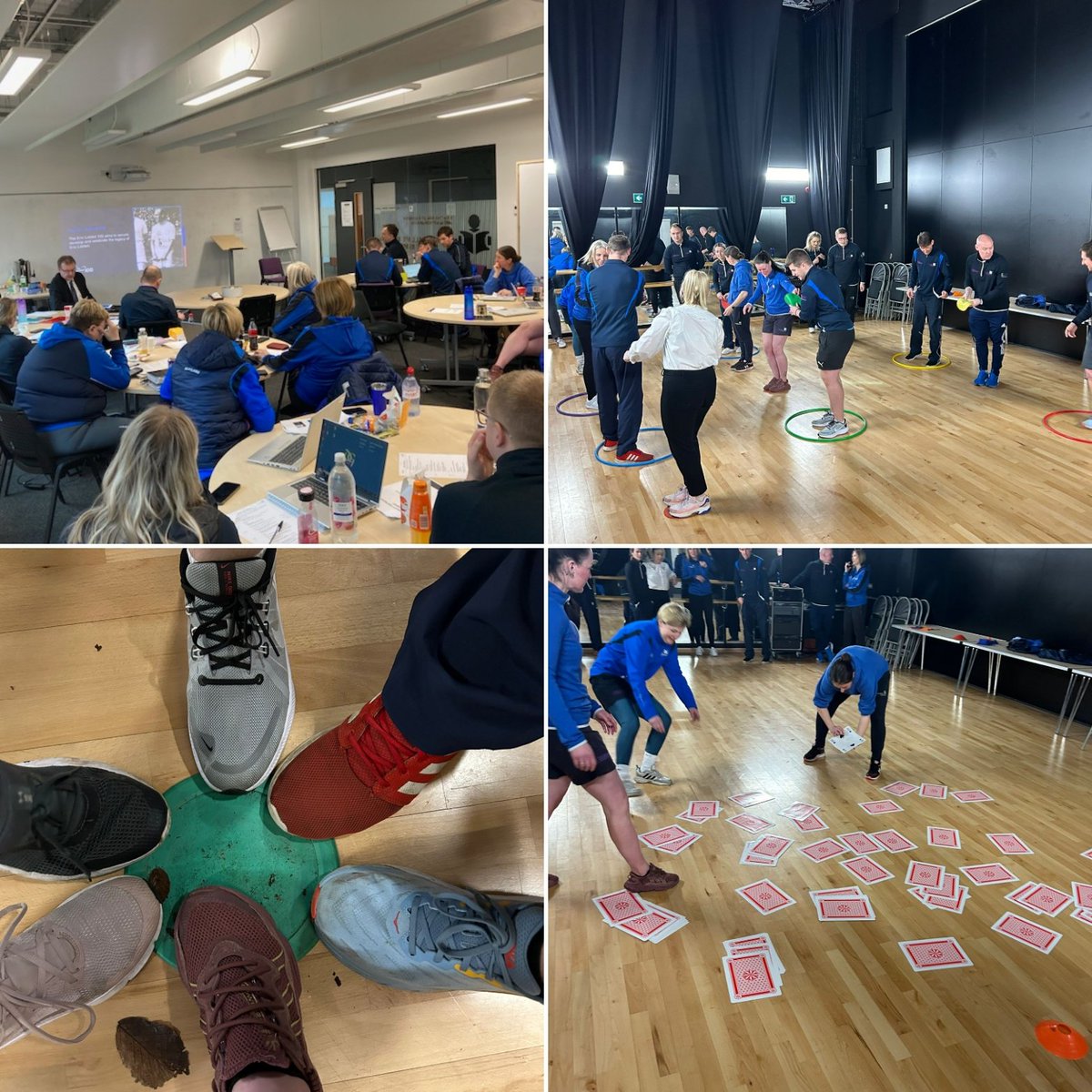 The Active Schools team got together today for a catch up in preparation for another busy term! We started the day with some practical activity sharing ideas and we also enjoyed a presentation from @EricLiddell100 #TeamWorkMakesTheDreamWork #ActiveSchools @sportscotland