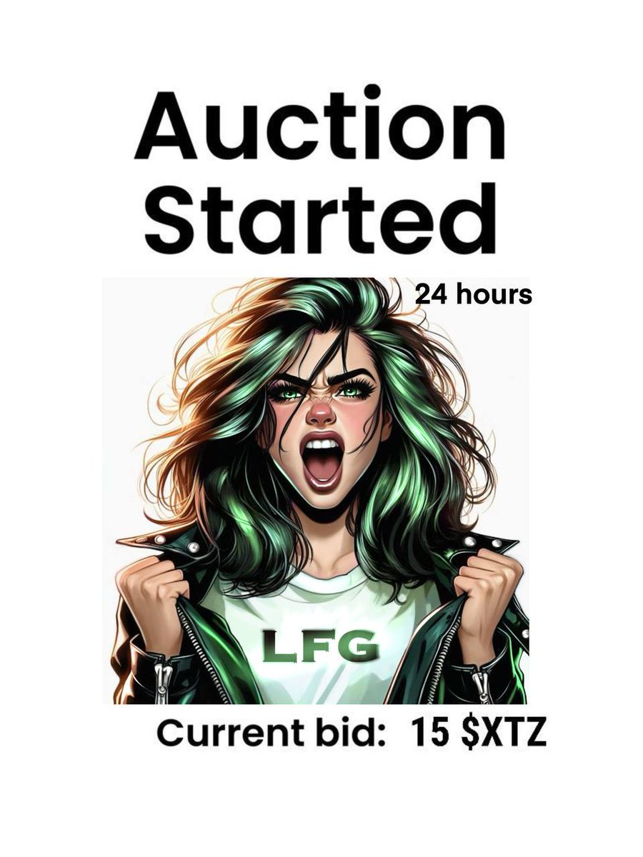 🔥AUCTION HAS STARTED🔥

 By outstanding <a href="/FishPricks/">Fish 🎏</a> 🙏🏼❤️ 
Oh my God! 
Thank you very much for your support!!! 

" LFG "

Auction in the next 23 hours
Current bid: 15 $XTZ 

Did you guess the meme? Link🔻

#NFTAlla_artasty #CANnftclub