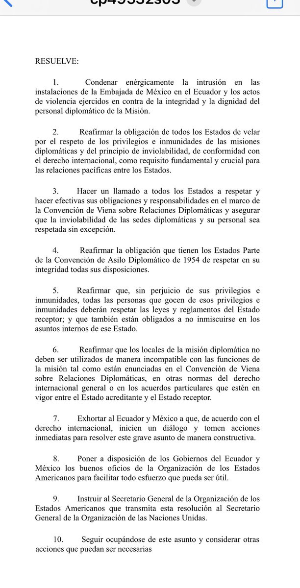 Rafael Correa tweet media