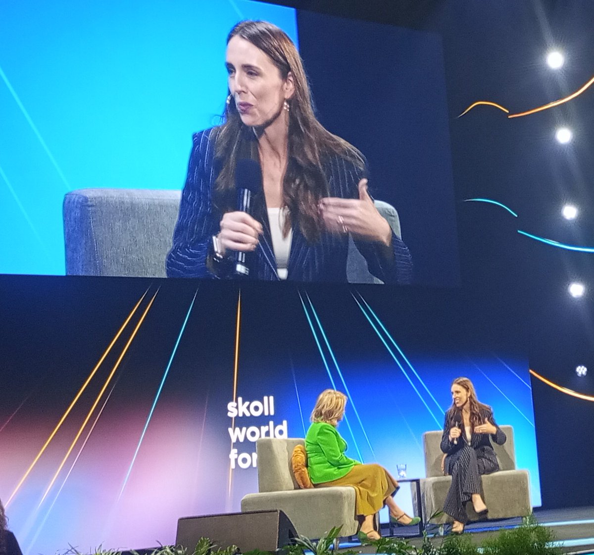 'I was able to be a human first and a leader second' @jacindaardern on being propelled unexpectedly into office as New Zealand PM. @SkollFoundation #SkollWF