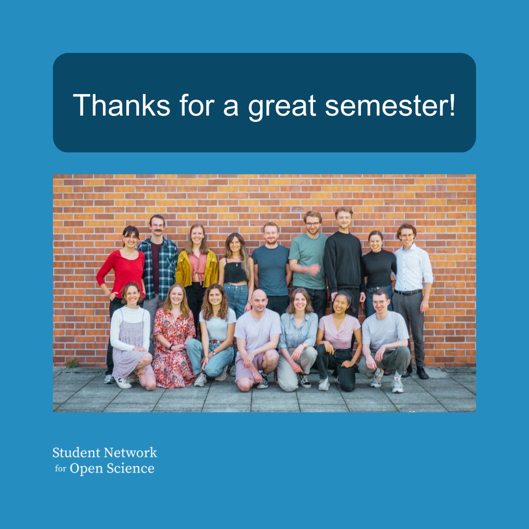 Student Network for Open Science tweet media