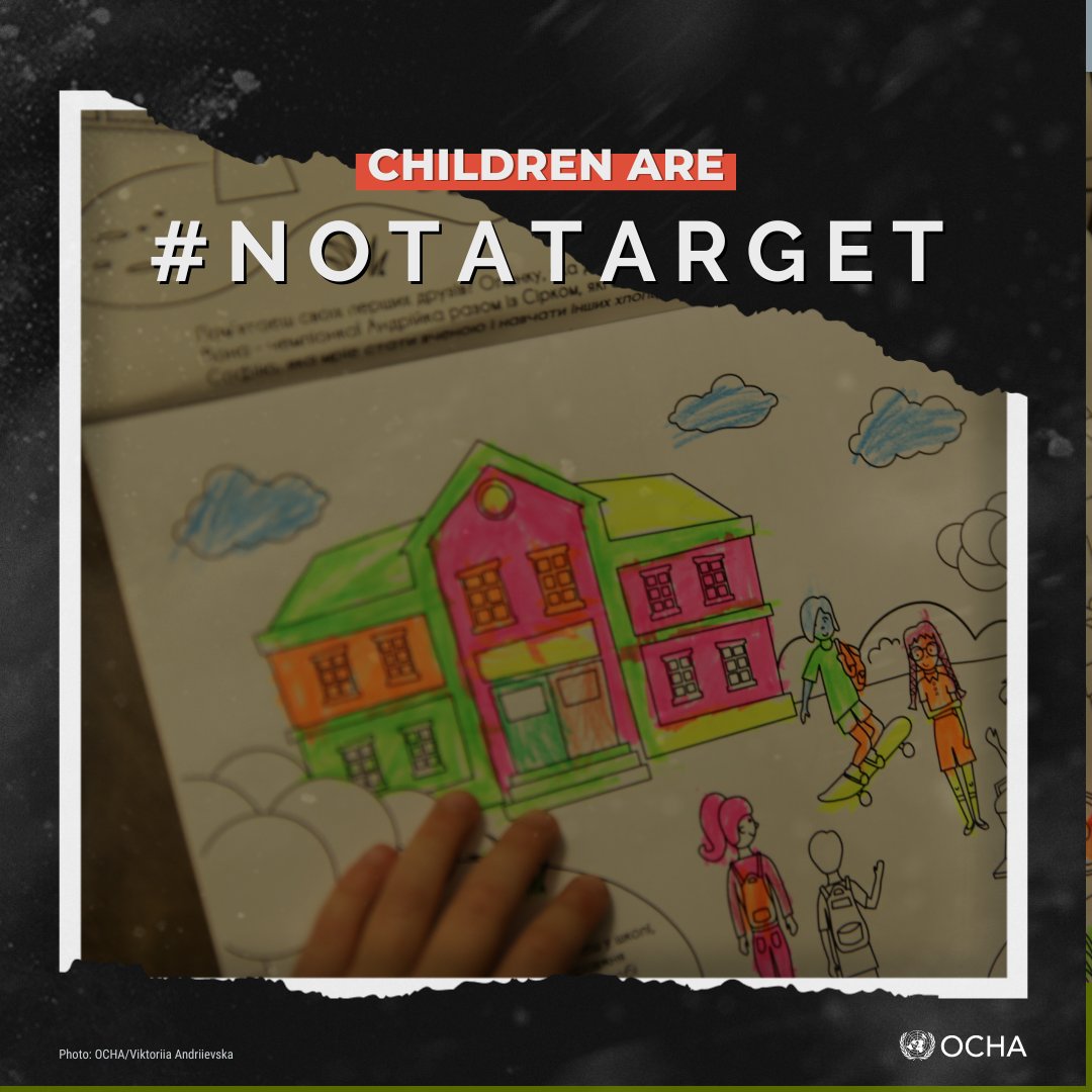 Children are protected under international humanitarian law. 📍Kharkiv Region 📍Donetsk Region 📍Odesa Region ... all of #Ukraine In the last 24 hours, several children were killed in another wave of attacks. This is unacceptable. Children are #NotATarget!