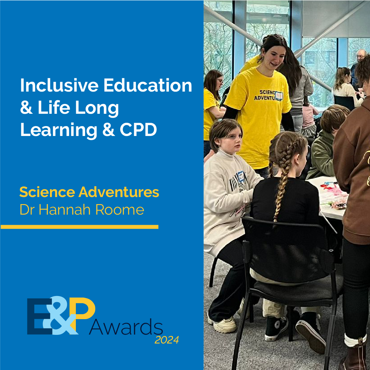 Showcasing collaborative projects supporting equality of opportunity across the entire student lifecycle - here are our nominees for Inclusive Education, Lifelong Learning and CPD Award: PARTNERS, @RoomeHannah & @NclUniMusic 👏 #WeAreNCL #EandPAwardsNCL