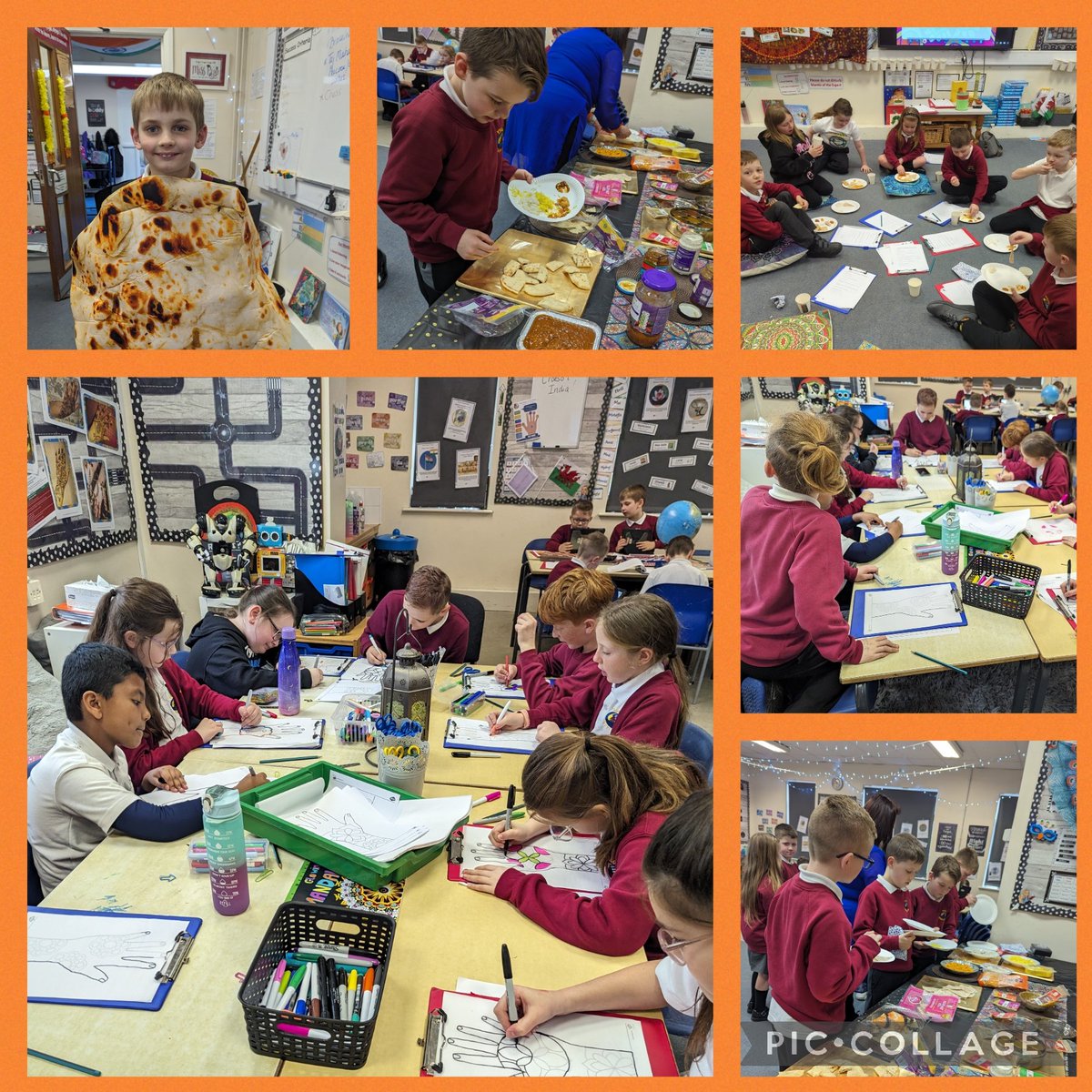 MaesOwen's tweet image. What a day! Dosbarth Miss Pye have travelled all the way to India today and have some excellent ideas for our summer #ClassCafe  🇮🇳