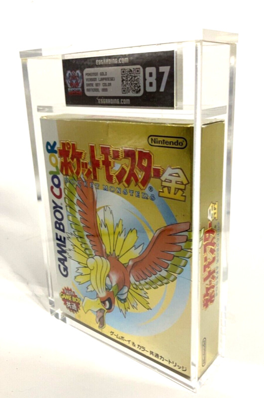 Nintendo Gameboy Pokemon gold  pocketmonster ESPORTS GRADING ESG 87 h  ebay.com/itm/Nintendo-G…  #ad