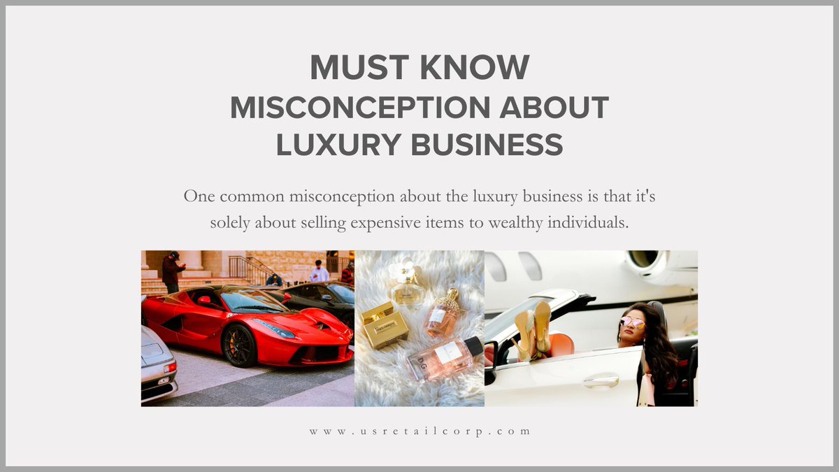 One common misconception about the luxury business is that it's solely about selling expensive items to wealthy individuals. Here's an expert opinion about it buff.ly/4aMHtiA 

#luxurybusiness #businessmodel #luxuryfashion #fashionbusiness #fashionbranding  #usretailcorp