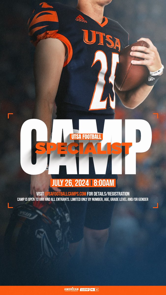 Calling all Specialists!! Come compete this summer at @UTSAFTBL specialist’s camp!! Not a better place to be than the home of the #210TriangleOfToughness Birds Up!! 🤙🏻🤙🏻🤙🏻