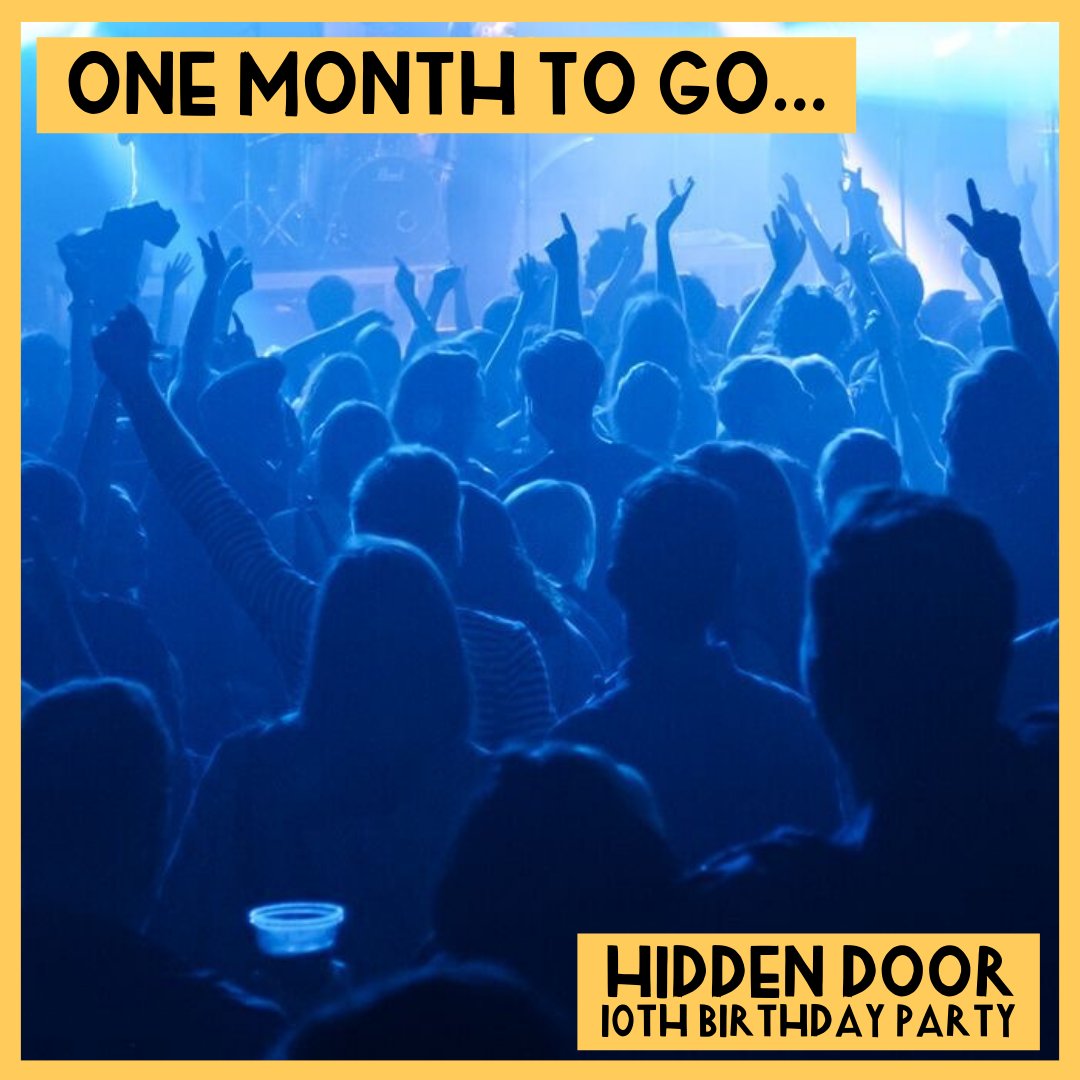 1 month til the #HiddenDoor party! 🥳 On Friday 10th May we'll open #Basement3, a unique underground venue in the heart of the city transformed with music, performances and visual art. Tickets: hiddendoorarts.org/hidden-door-bi…