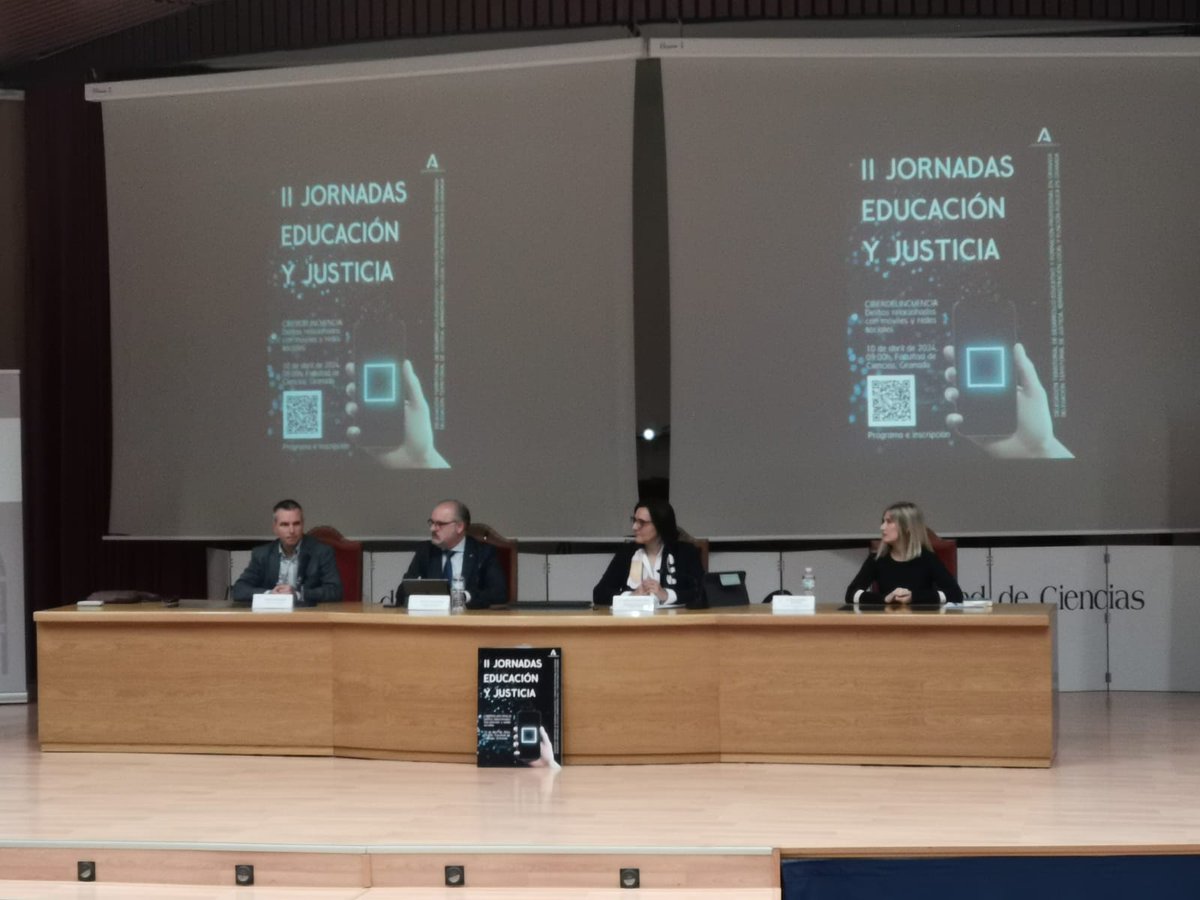 II Jornadas  educación <a href="/EducaAnd/">Consejería Desarrollo Educativo y FP</a>  justicia <a href="/JusticiaJunta/">Consejería Justicia, Admón Local y Función Pública</a>
Inauguradas por la Delegada de Desarrollo Educativo y Formación Profesional
<a href="/MariaJoseBaza/">Maria Jose Martin</a> y la participación del Delegado de Justicia <a href="/LuisRecuerda/">Luis Recuerda</a> y el presidente del <a href="/C_ESCOLAR_AND/">CONSEJO ESCOLAR ANDALUCIA</a>
Magnífico trabajo