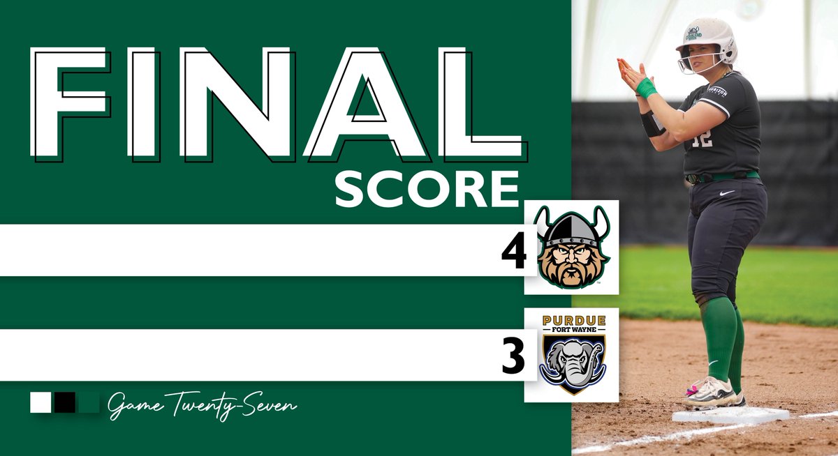 FINAL: Vikings Win 4-3!! We will go for the series sweep coming up in about 15 minutes!! #GoVikes