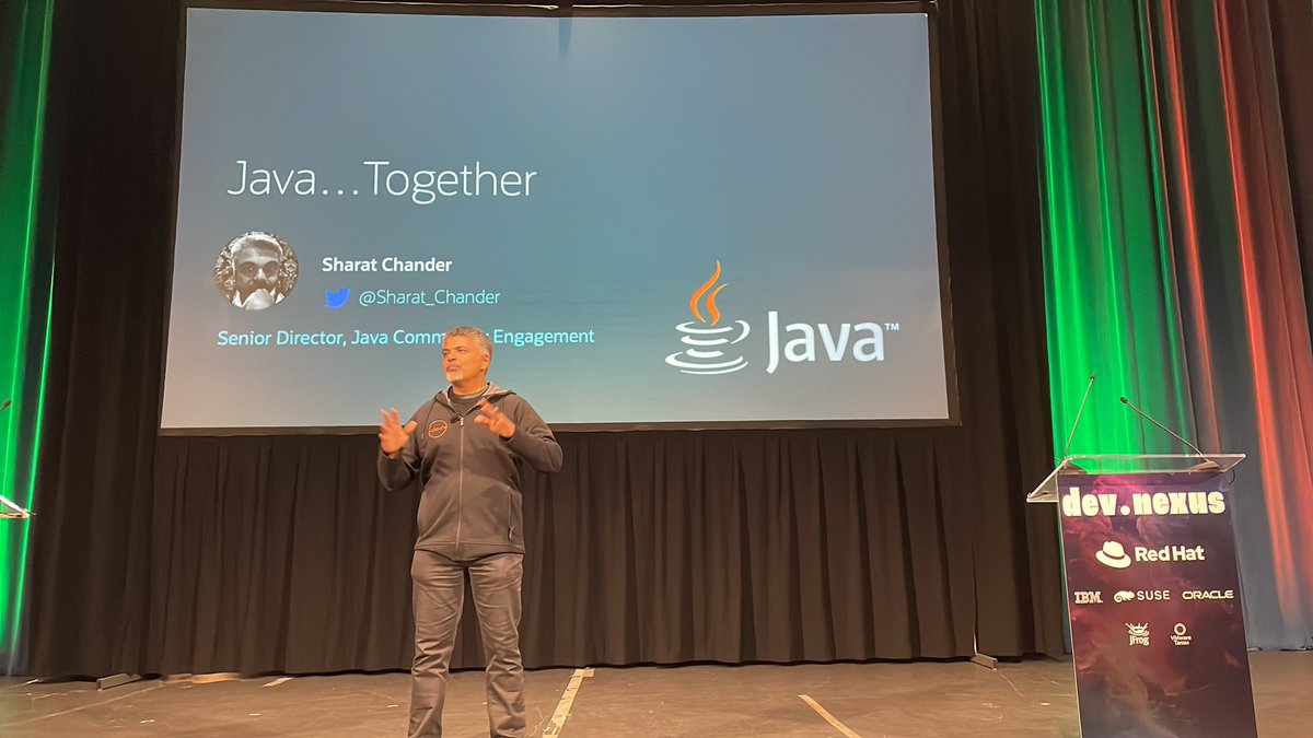 Always together with the #Java community, @Sharat_Chander 🥳🥳🥳!!!