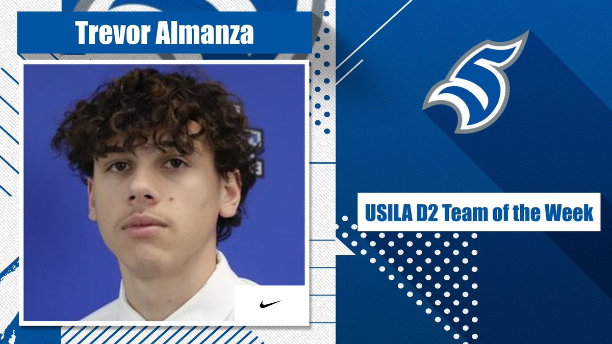 Congratulations to Trevor Almanza who earned USILA team of the week honors! Trevor had 15 saves and 82% SA in last Saturday's game! He confirmed his Legacy as the first Saint to earn a national recognition award. #BeASaint #BuildTheBrotherhood @tmusaints