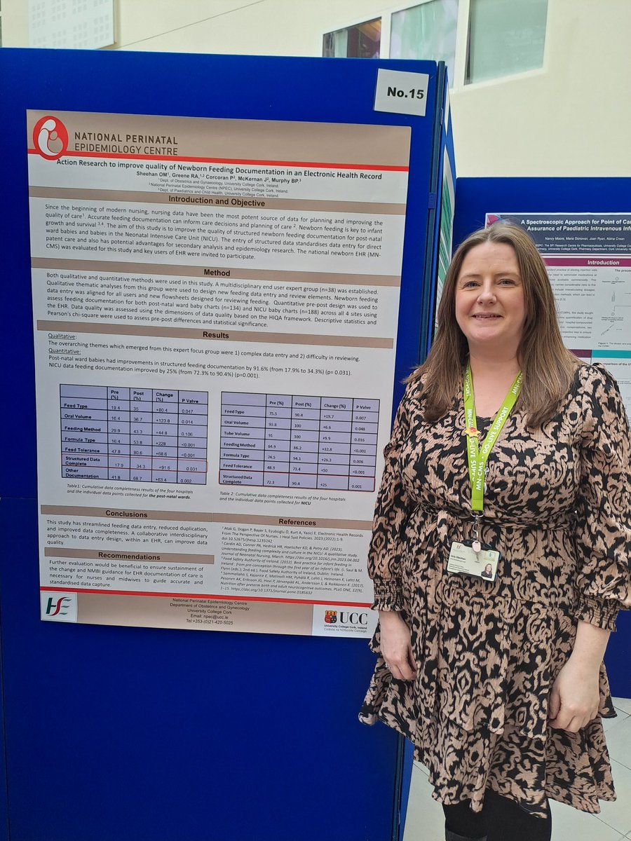 Congratulations @Orla_Lola for your poster prize at the @CUH_Cork Child and Family Nursing conference #COrkCFNC2024! 🏆 Learn more about Orla's work ⬇️ ucc.ie/en/npec/resear…