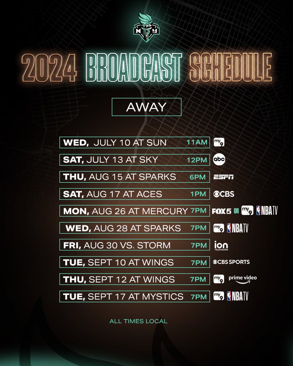Coming at you live with our 2024 Broadcast Schedule📺 Mark ya calendars because #SEAFOAMSZN is on the way!🗓️