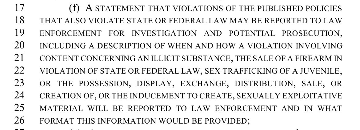 🤔 Is anyone else concerned about the #COLeg’s plan to rat out our social media to law enforcement? SB24-158, Amendment L.001, Page 5, 17 (f) 🔎🍄🚔 leg.colorado.gov/bills/sb24-158 #BigBrotherIsWatching #Colorado #CoPolitics
