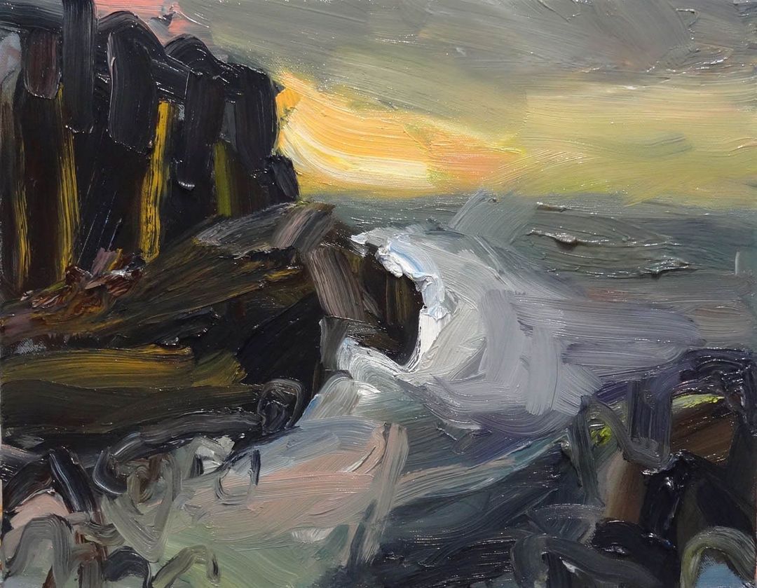 “Sunrise at Bombo Quarry”, 35X45cm, oil on board.

#ArtWorld #ArtisticExpression #ArtOfTheDay #ArtLife #CreativeMinds