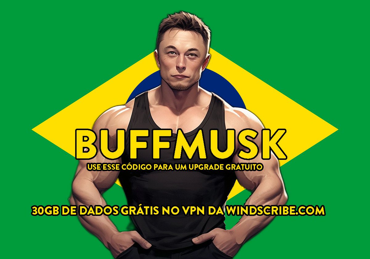 @elonmusk If the government of Brazil still choose to ban X windscribe.com will stand by the citizens of Brazil. Code BUFFMUSK will upgrade users for free so they can continue to bypass censorship in whatever forms it may take. twitter.com/windscribecom/…