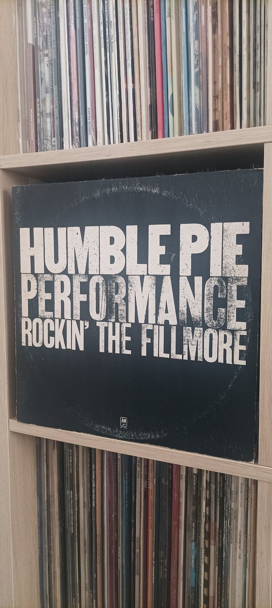 #NowPlaying #nowspinning
#HumblePie Performance 
Rockin' The Fillmore 1971
#SteveMarriott #PeterFrampton
US Terre haute pressing