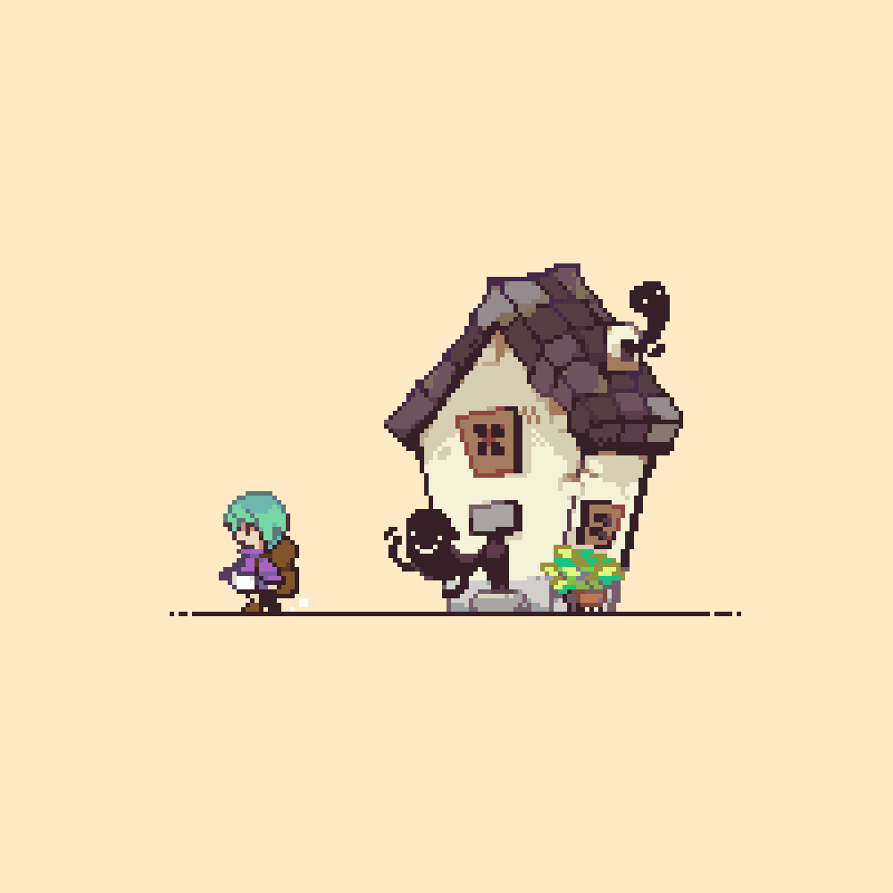 knee_destroyer's tweet photo. leaving for school 👻👋
#pixelart https://t.co/Ywj5kAADTF