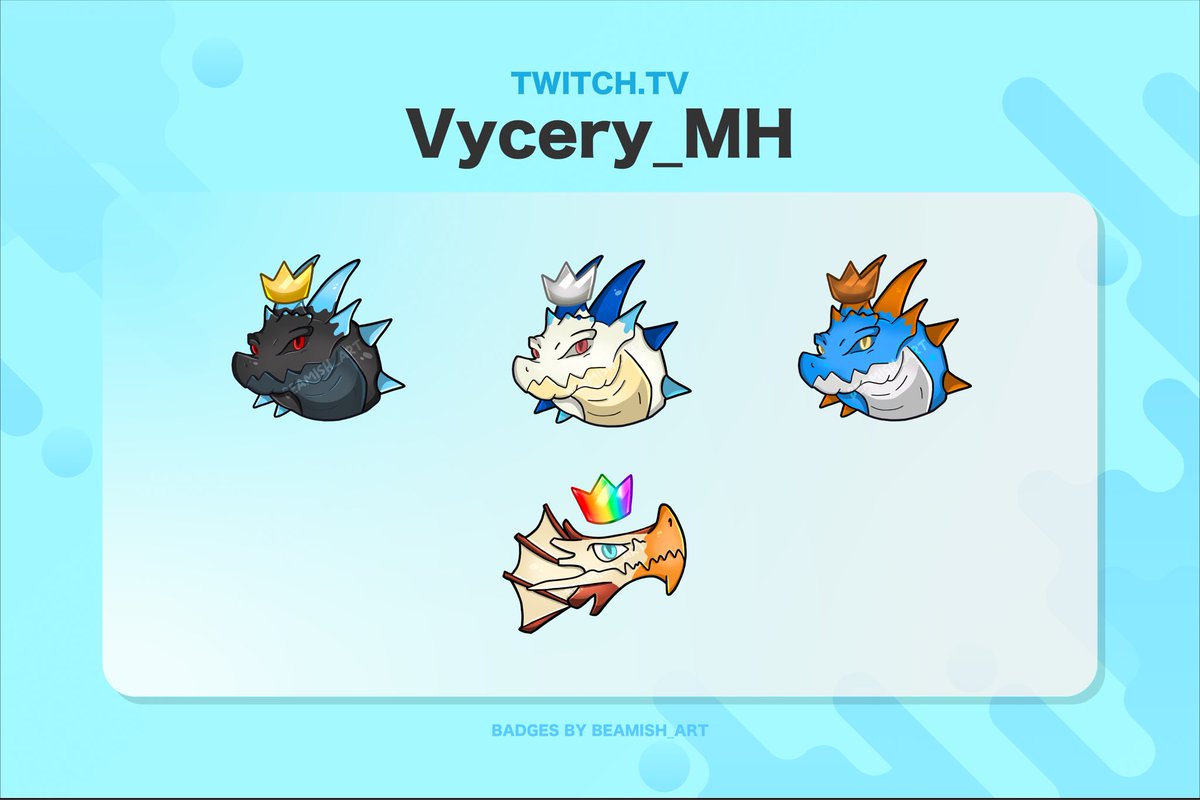 💬 New emotes and sub badges for Vycery!