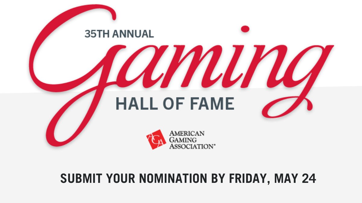 💥 NEW: Nominations are now open for the Gaming Hall of Fame Class of 2024! Make your submissions for industry legends you think should be inducted this year at #G2E2024 👉 bit.ly/49vnUtV