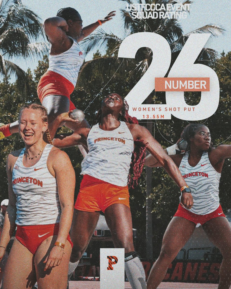 Many accolades from the past weekend in Coral Gables! 🐅 The women’s team set numerous top-10 marks and hold many national event rankings! 👏 This past week, women’s track and field moved from 8th to 5th in the regional rankings! ⚡️ #GoTigers