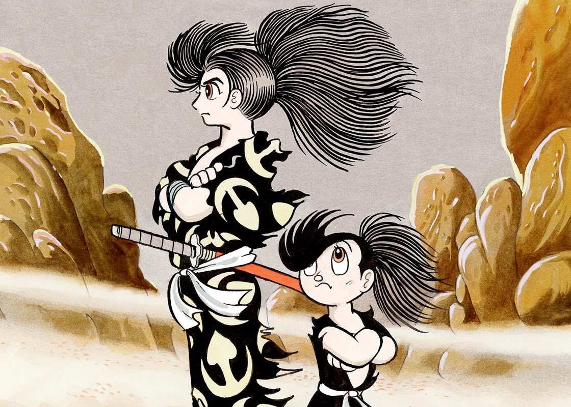Big thanks to @fantagraphics for supporting @mangasplaining’s serialization of“Search & Destroy” with this top-notch print edition (french folds!) and @TEZUKA_ENG for helping @kaneko_atsushi_’s astonishing sci-fi, gender-bent re-imagining of Osamu Tezuka’s “Dororo”