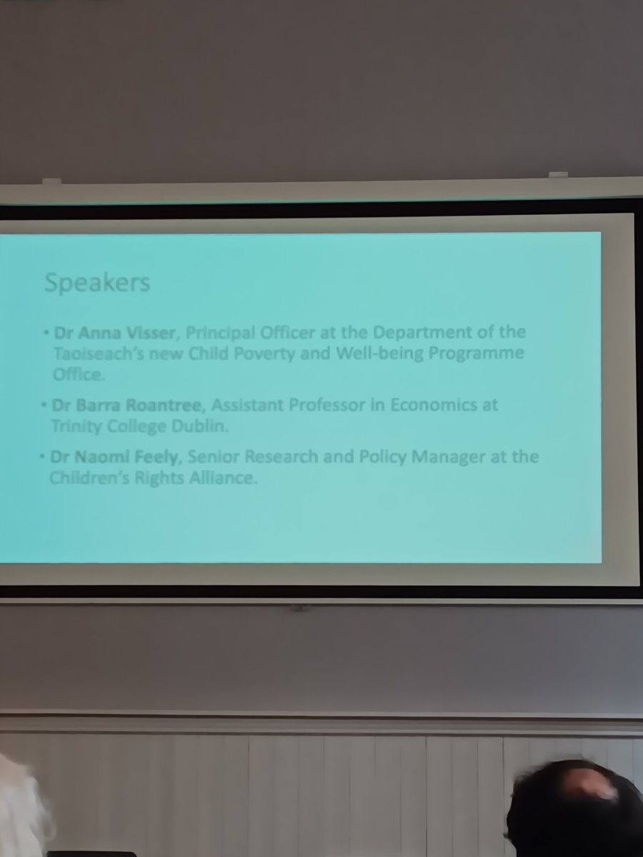 Looking forward to tonight's Irish Social Policy seminar of #ChildPoverty with inputs from #AnnaVissar #BarraRoantree,  @NaiFeely and @natpolicy.