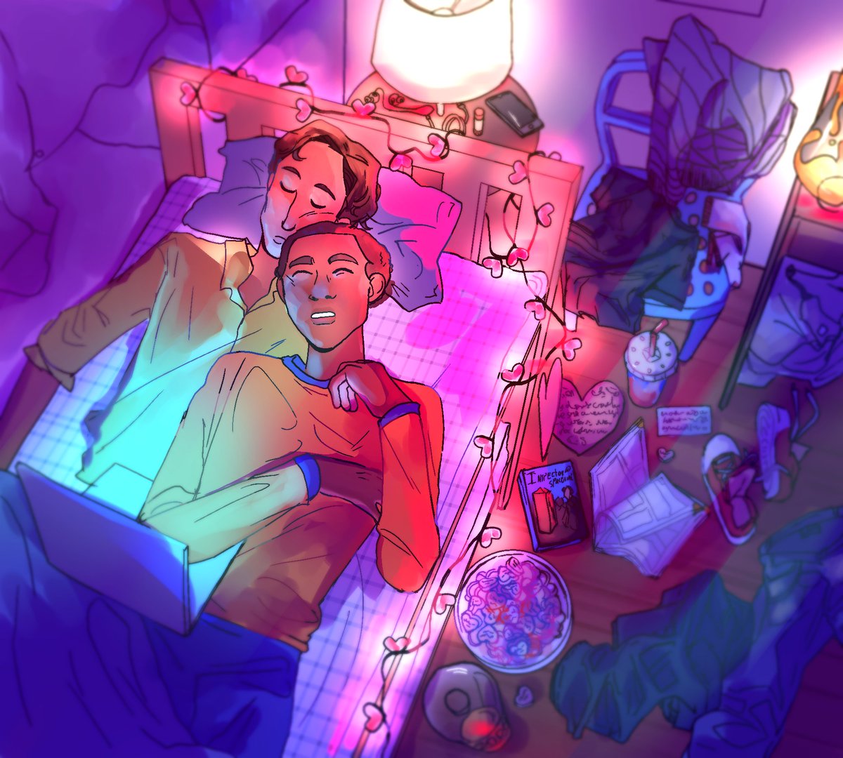 larsagainjesus's tweet photo. happy valentines day it is now?!?!??!?!?!? (reuploading YIPPEE) #trobed #communitynbc https://t.co/raanz4ITmk