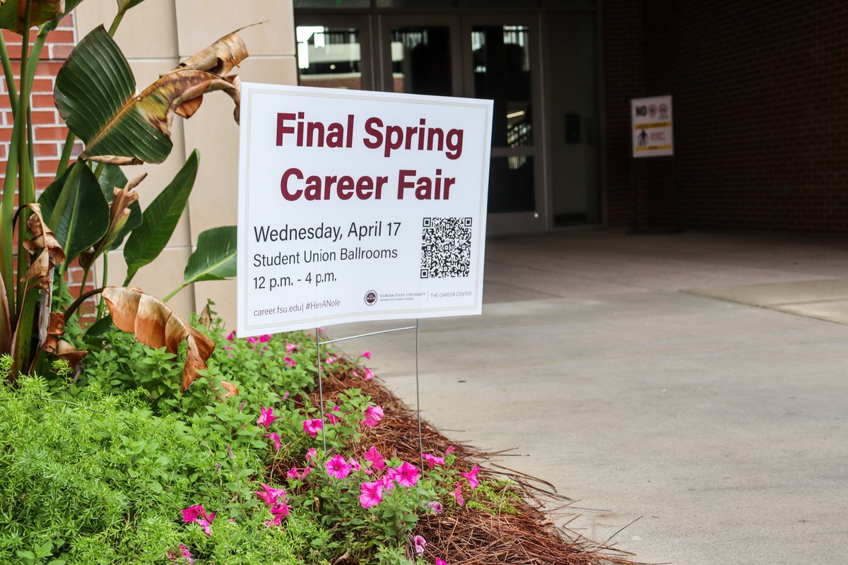 #ICYMI: Final Spring Fair is just ONE week away 🤩 Meet with employers and find a last-minute position! To see a full list of attending employers, visit bit.ly/4chOcCF. #DesignYourCareer 📆 Wednesday, April 17 ⏰ 12 p.m. - 4 p.m. ☀️ Student Union Ballrooms