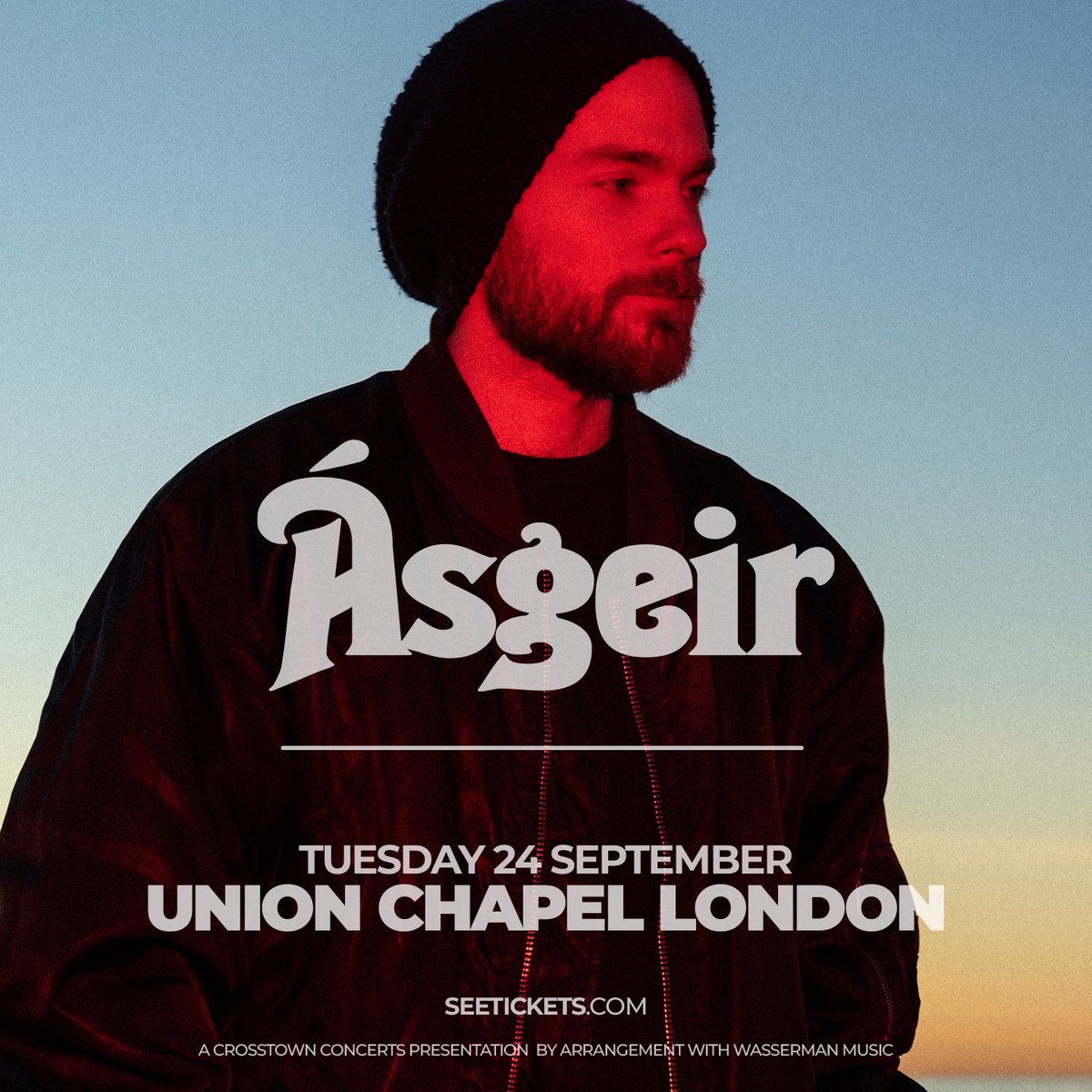 On Sale Now 💥 @asgeirMusic | Tue 24 Sep One of Iceland’s most successful exports, the singer-songwriter excels at layering acoustic and choral with electronic highlights and undercurrents with his textured, thoughtful folk-pop. Book at unionchapel.org.uk/venue/whats-on…