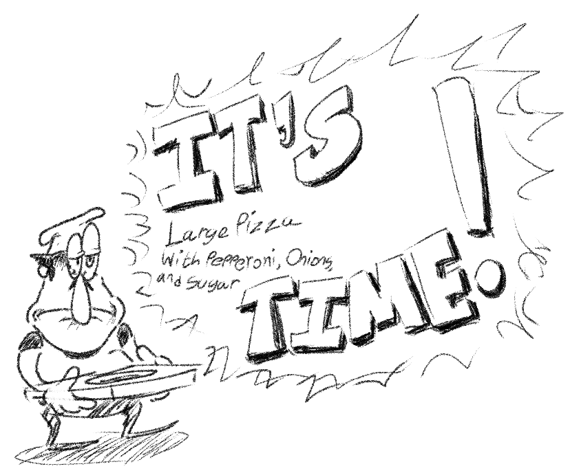PeevedandAngry's tweet photo. #Pizzatower #yup #itsthattime #myorder https://t.co/FcPO2rSole