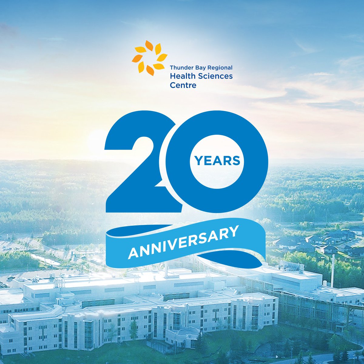 We're celebrating 20 years of Thunder Bay Regional Health Sciences Centre (#TBRHSC). Throughout the year, we'll be taking a trip down memory lane to revisit some of our most significant milestones. ⬇️