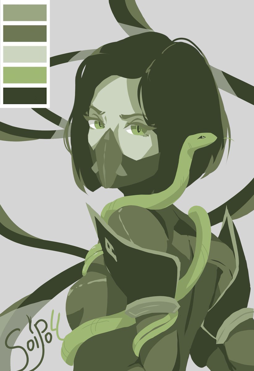 SoiPo4's tweet image. ✿ another palette challenge!... (✿◠‿◠)
10.04.24
#Valorant #Viper #ValorantArt #ViperArt #VALORANTfanart #palettechallenge #colorchallenge
