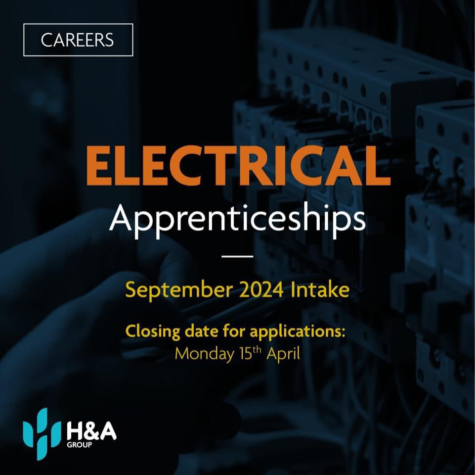 ⭐ Apprenticeship Applications Now Open ⭐️ If you're driven, ambitious, and passionate an apprenticeship with H&A could be ideal for you. Take the first step towards a bright future. To download an application form from our website: thehagroup.com/job-vacancies/
