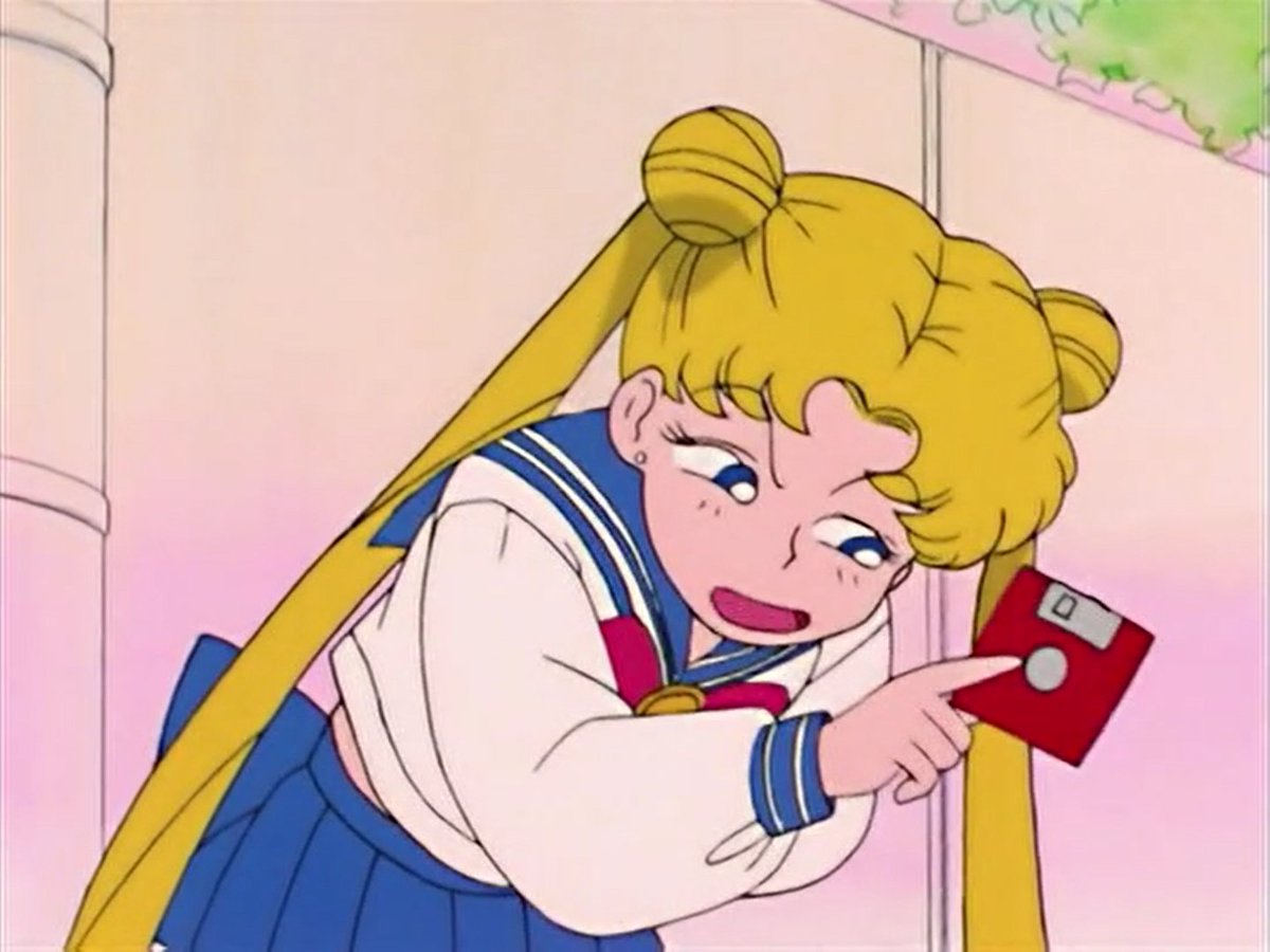 'I'll just warn you now. I don't know how to use a computer.' #SailorMoon