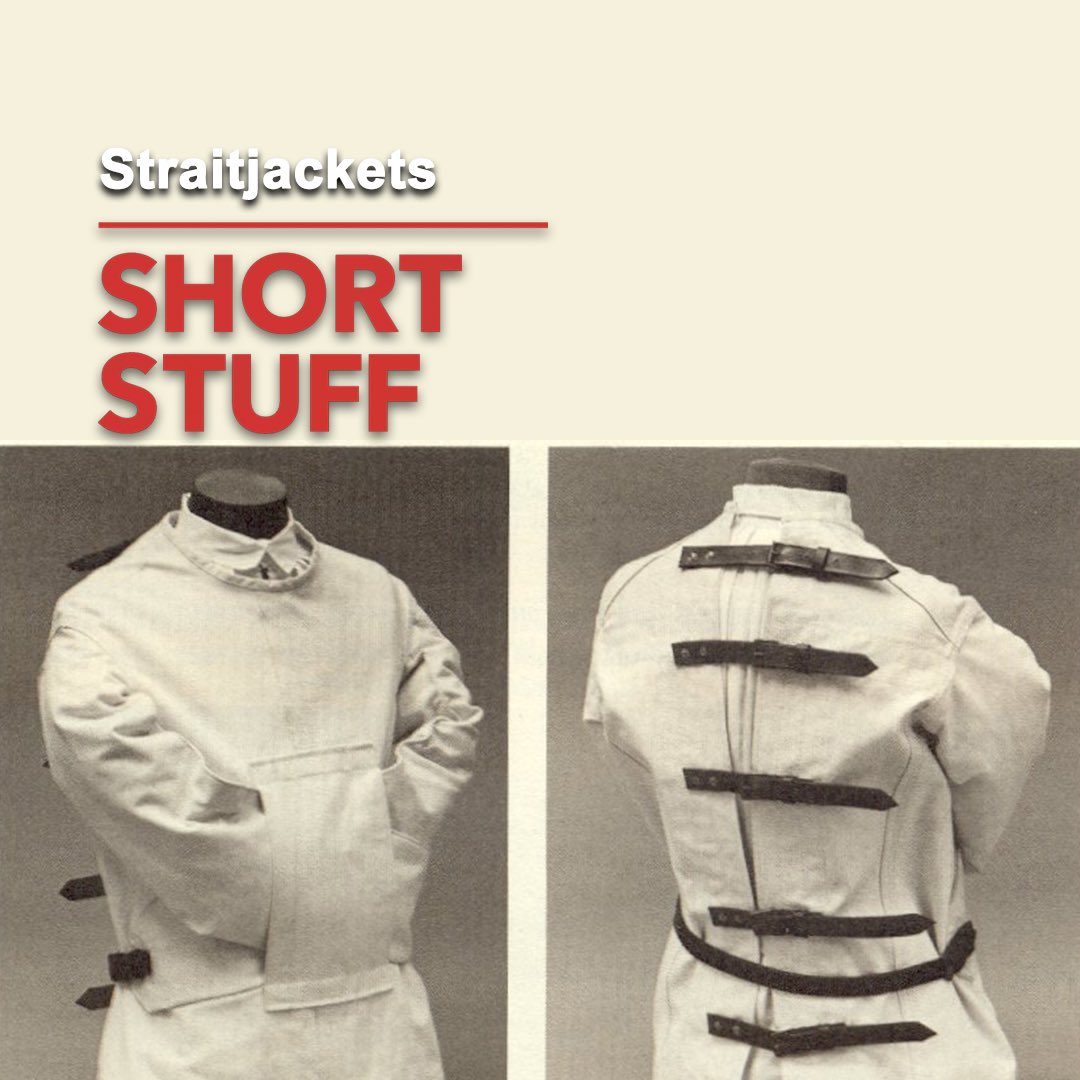 Straitjackets aren't really a thing anymore unless you're watching a movie or TV show. Or in prison. That's the sad truth. omny.fm/shows/stuff-yo…