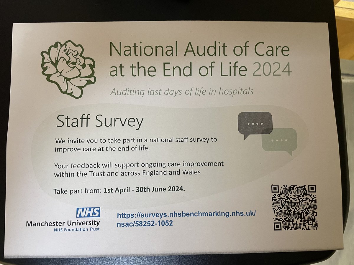 The NACEL annual staff survey is open again. ORC staff this is the QR code for us. Please complete as it helps us to help with our education programme. @ginamorgan_98 @SueHeatley2 @paulawooparr