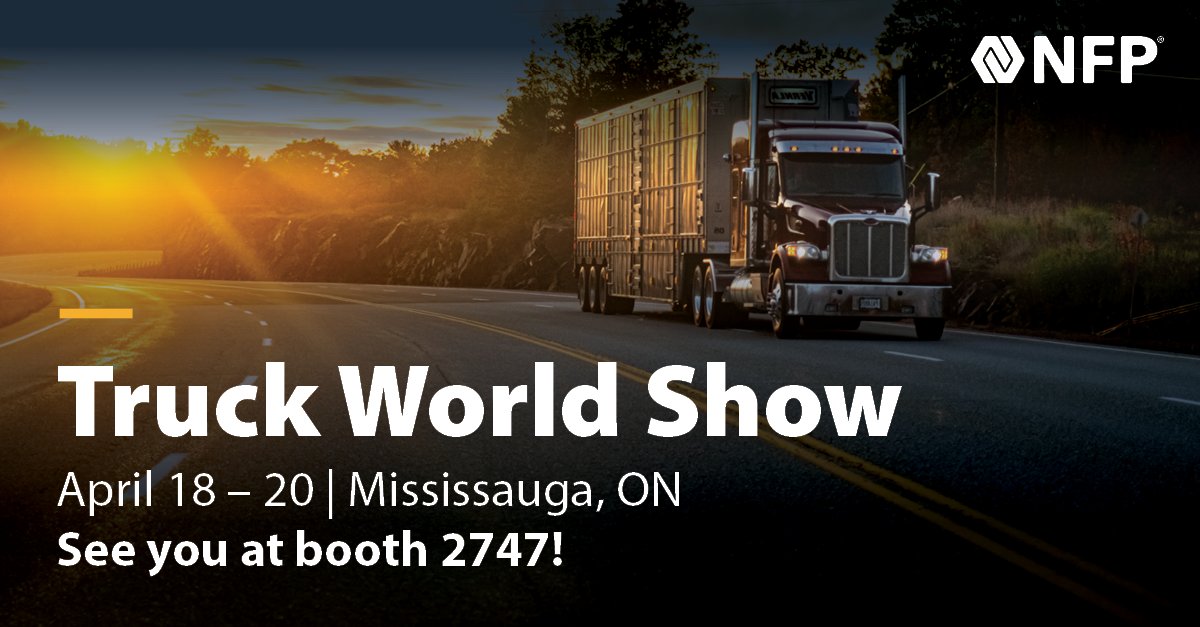 🚦 Rendez-vous au salon de camionnage @TruckWorldShow qui aura lieu du 18 au 20 avril au The International Centre : truckworld.ca 👋 Venez rencontrer notre équipe d’experts en assurance transport au kiosque 2747 !