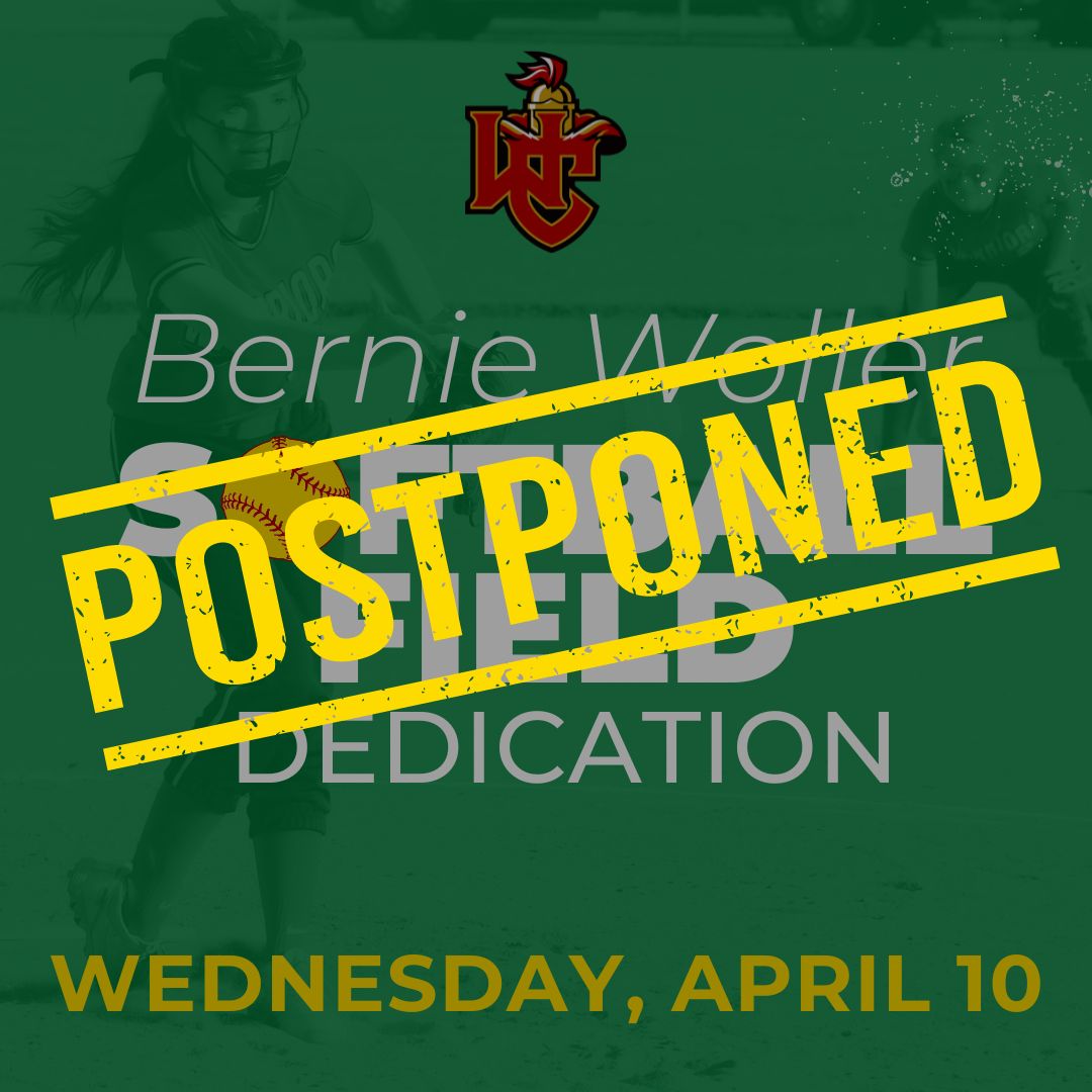 We are sad to announce that tonight's dedication has been postponed! We hope you join us on Friday, April 19, at 4:45 PM before the Grandview game for a great celebration! ... As of now, tonight's game against Buckeye Valley will still be played as scheduled starting at 5:15 PM.