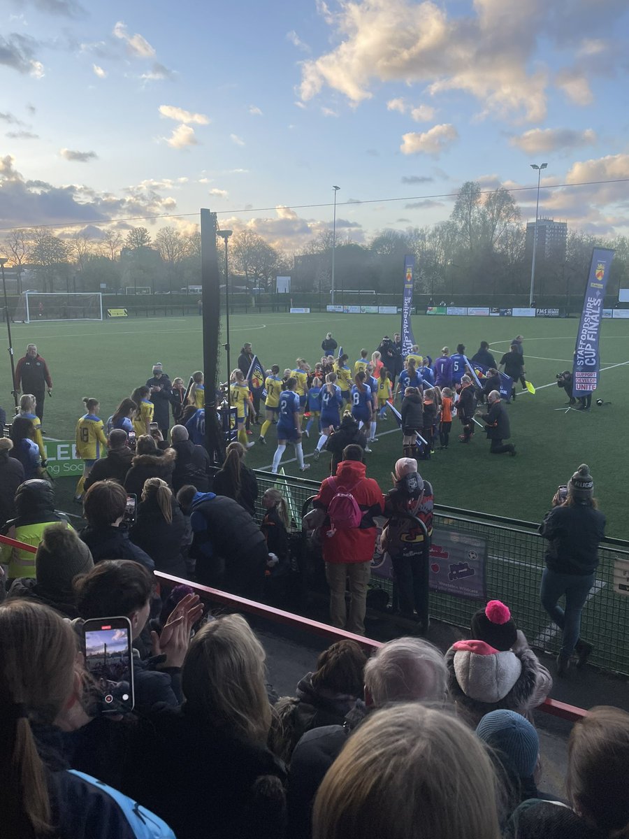 Great effort from our Ladies 1st Team in reaching the final of the Staffs Women's Challenge Cup which was last night. They acquitted themselves superbly before eventually losing to Sporting Khalsa 3-1. Congratulations to @khalsawomen worthy winners!