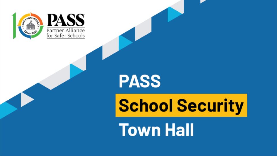TOMORROW (April 11) at #ISCWest: Join PASS for a special #schoolsafety town hall! Network with #schoolsecurity experts and learn how you can use PASS resources and support our mission of protecting schools. 

RSVP: passk12.org/pass-school-se… #securityindustry