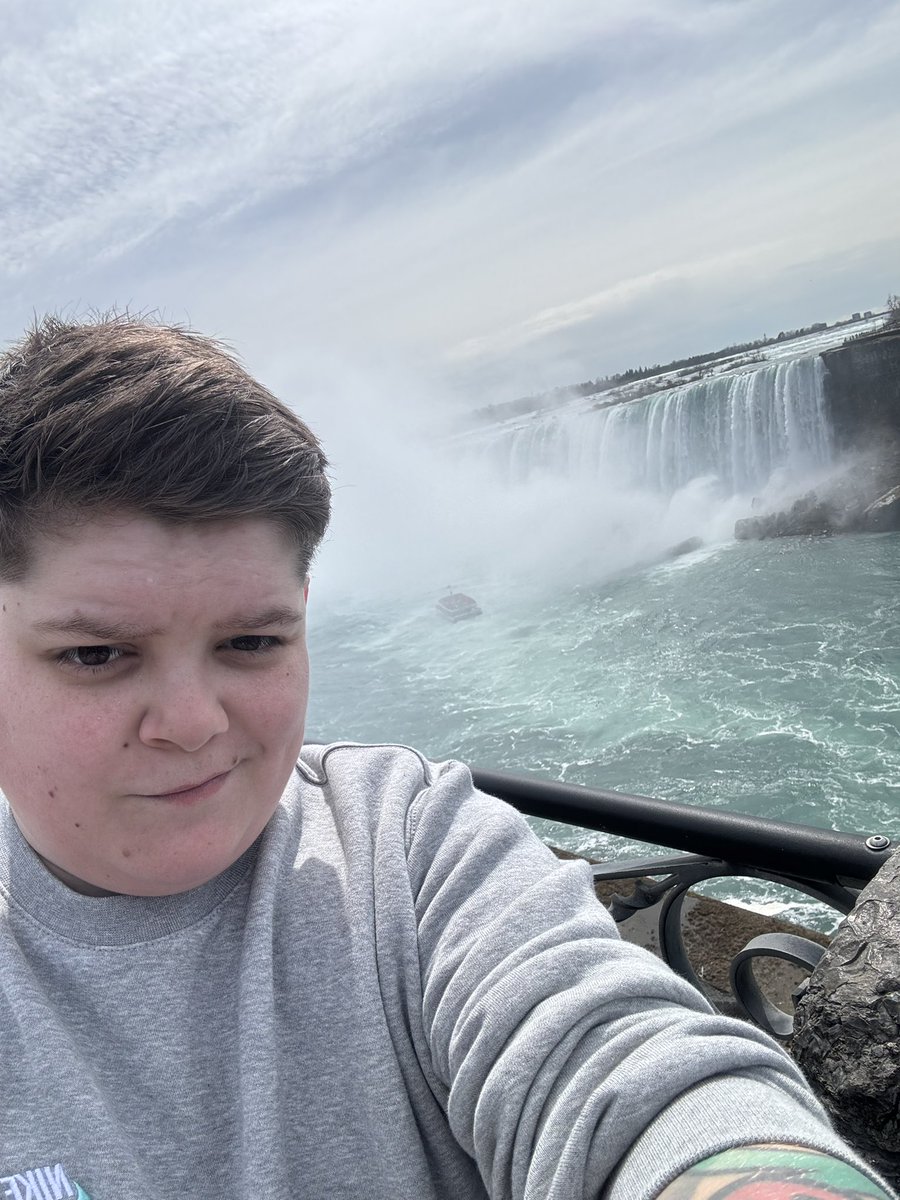 Seen a waterfall today. That was cool.