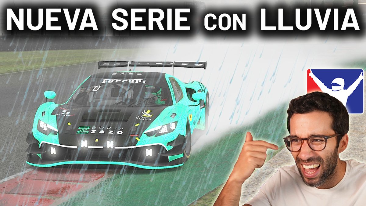 Hoy estrenamos nueva series en @iRacing La 'RAIN MASTER' en la que siempre llueve a gusto de todos. ¡Arrancamos Directo! 👉 twitch.tv/borja_zazo 👉 twitch.tv/borja_zazo 👉 twitch.tv/borja_zazo