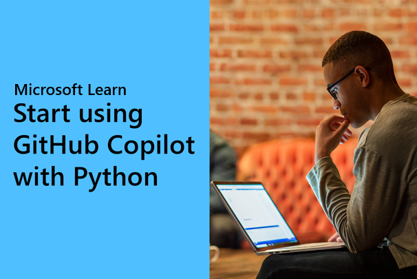 Discover a better way to code in Python. Check out this free Microsoft Learn module on how GitHub Copilot provides suggestions while you code in Python: msft.it/6012c4wZn