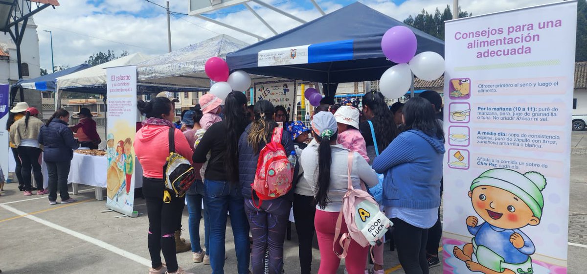 DHumanoEc's tweet photo. 📍#BrigadasSociales2024 | #Riobamba | Con la participación de 15 instituciones públicas se desarrolla la Brigada Social por #ElNuevoEcuador en la parroquia San Luis. Los servicios del Estado llegan a territorio para brindar atención a quienes más lo necesitan. https://t.co/pH5hB3gFMk
