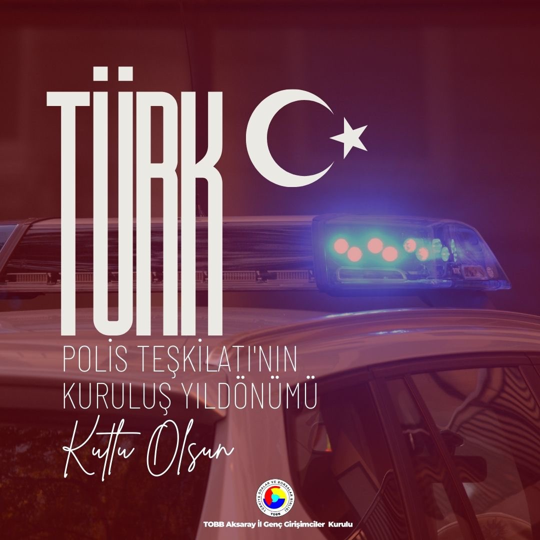 Türk Polis Teşkilatı’nın 179. yılında ülkemizin huzur ve güvenliği için canı pahasına çalışan polislerimizin gazi ve emekli emniyet mensuplarımızın #PolisHaftası'nı kutluyoruz. Şehitlerimizi rahmetle anıyoruz. 

#PolisTeşkilatı179Yaşında 
@EmniyetGM 
@EmniyetAksaray