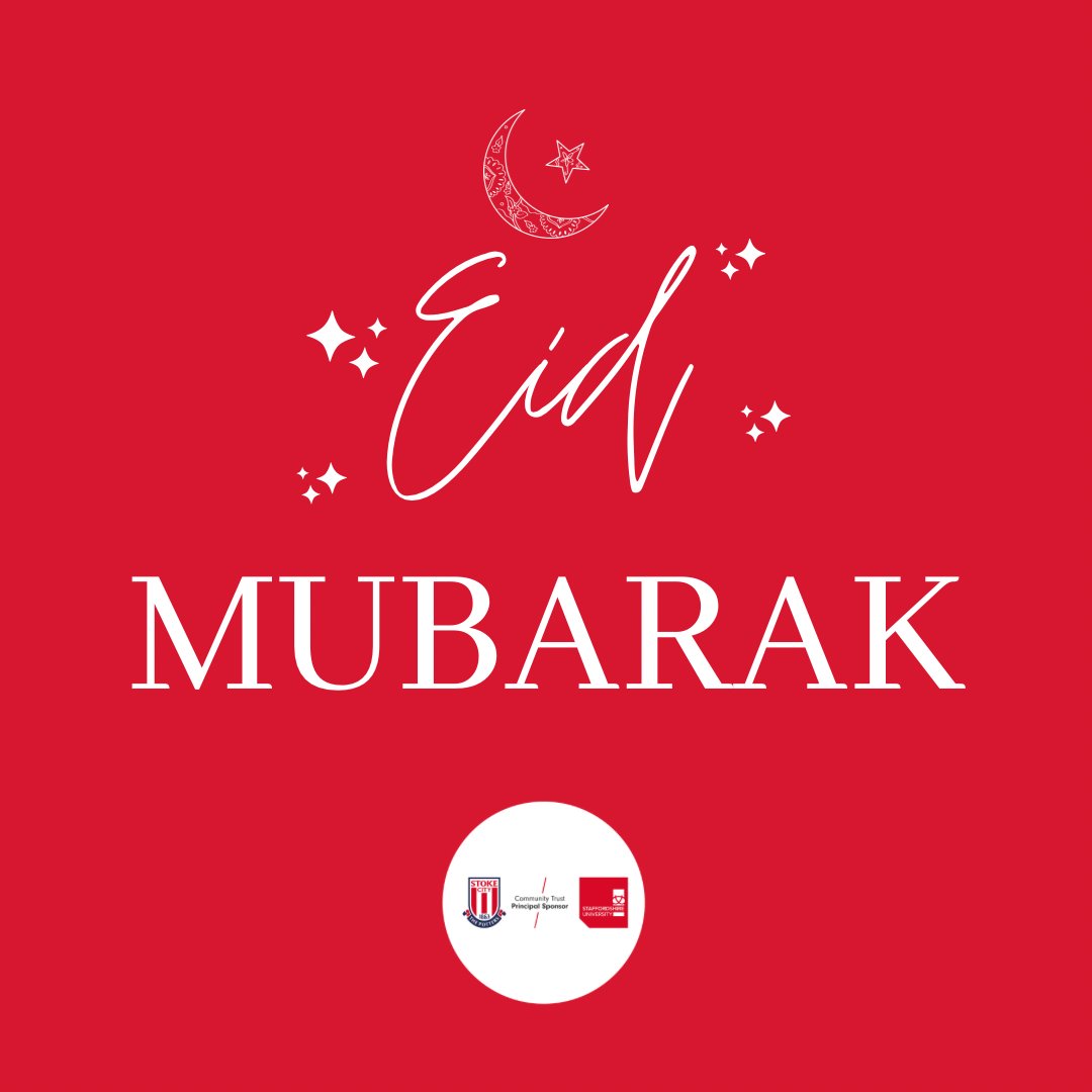 Wishing everyone celebrating a Happy Eid over the coming days, from everyone at Stoke City Community Trust 🌙🔴⚪ #EidAlAdha